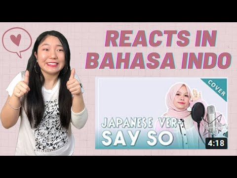 Japanese Reacts to "SAY SO - Doja Cat" Japanese Version in Bahasa Indonesia │ Rainych