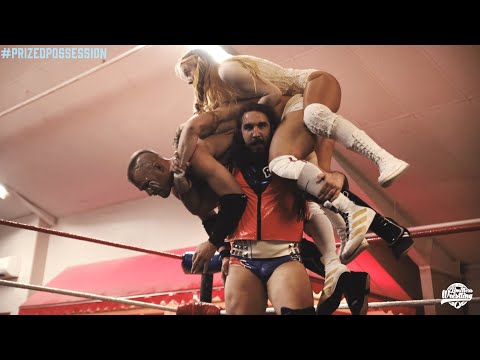 TRIPLE STACKER! Rip Byson carries 3 WRESTLERS into dropkicks from MSP! - Limitless Wrestling