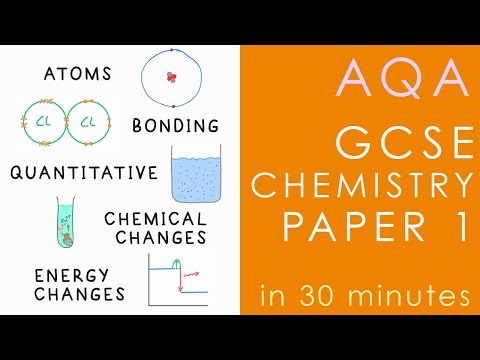 All of AQA CHEMISTRY Paper 1 in 30 minutes - GCSE Science Revision