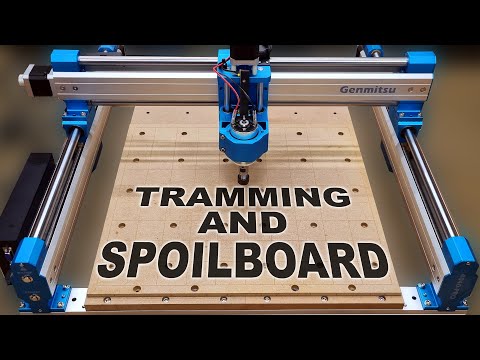 Spoilboard and tramming on the Sainsmart Genmitsu 4040 Pro