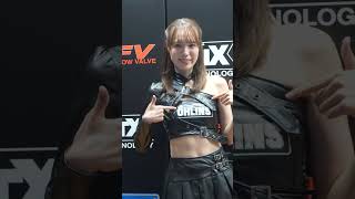 JMS2023 OHLINS ブース 前田星奈 さん① ジャパンモビリティショー