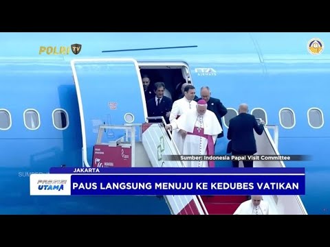 PAUS FRANSISKUS TIBA DI INDONESIA