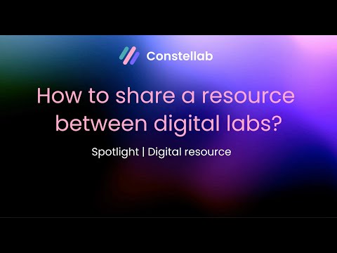 Hox to share a resource between data labs
