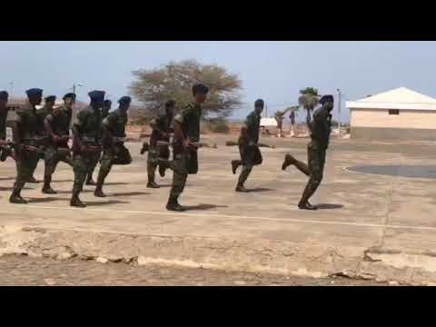 Fuzileiros Cabo Verde - Imposição de Boina Incorporação 1º/2019