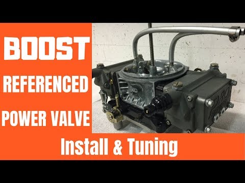 Boost Referenced Power Valve