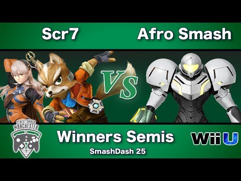 SmashDash 25 - Scr7 (Corrin, Fox) Vs. Afro Smash (Samus) - Winners Semis