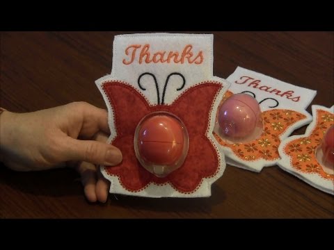 Thank You EOS Lip Balm Holder