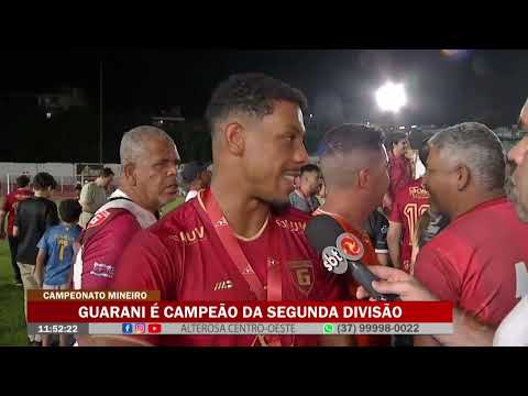 Guarani é campeão da Segunda Divisão do Campeonato Mineiro