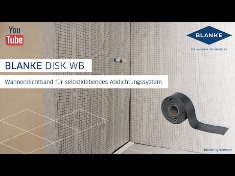 BLANKE DISK WB - Wannendichtband für die selbstklebende Abdichtung