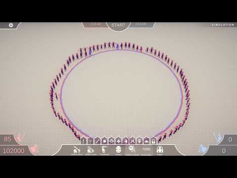 100x quick draws vs every unit-TABS