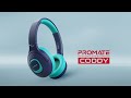 Накладні навушники Promate Coddy Aqua 5