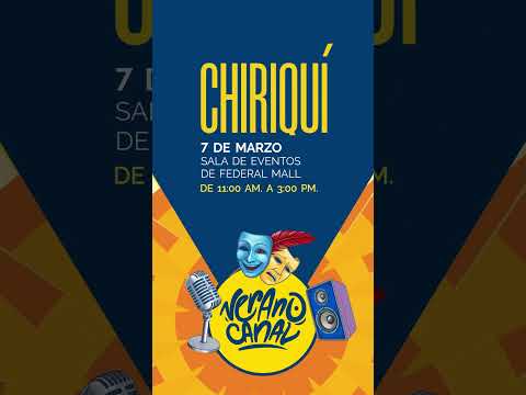 Conferencias Chiriquí Verano Canal 2026