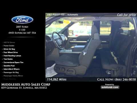 Used 2007 Ford F-150 | MIDDLESEX AUTO SALES CORP, Lowell, MA - SOLD
