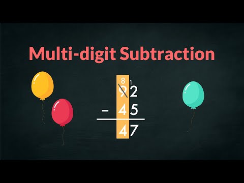 Multi-digit subtraction | Basic Math | Unravel