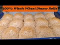 Soft and Fluffy Homemade Whole Wheat Dinner Rolls||Dinner Roll Recipe||ChannesCooking