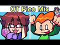 Friday Night Funkin VS QT REWIRED Mini Update Pico Mix FNF Mod BF GF Blissful Obliterated