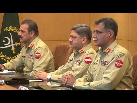 Press Release No 265/2018,213th Corps Commanders’ Conference - 4 Sep 2018(ISPR Official Video)