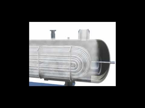closed feed water heater animation