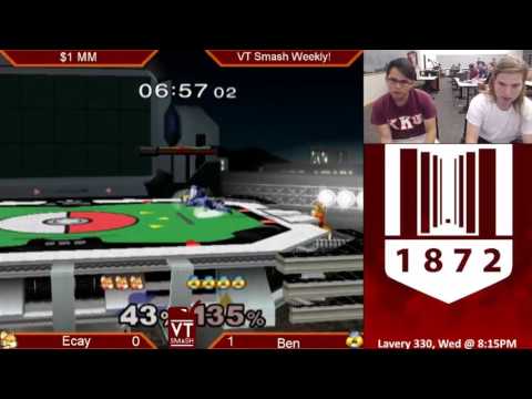 Ecay vs. Ben Money Match 2 - VT Smash Fall Meeting 9/14/2016