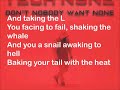 TECH N9NE - DON'T NOBODY WANT NONE (OFFICIAL LYRICS)