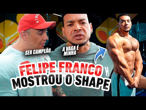 FELIPE FRANCO MOSTROU O SHAPE COM FÁBIO GIGA