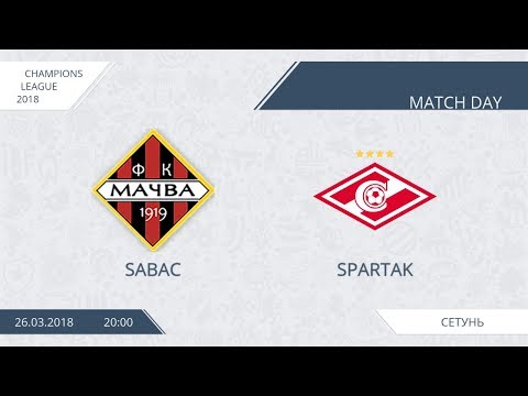AFL18. Champions League. Qualification. Sabac - Spartak