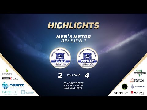 2020 FGC Men's Metro Div 1 Rd 8 "The Derby" - Surfers Paradise [Blue] vs [White] (2-4)
