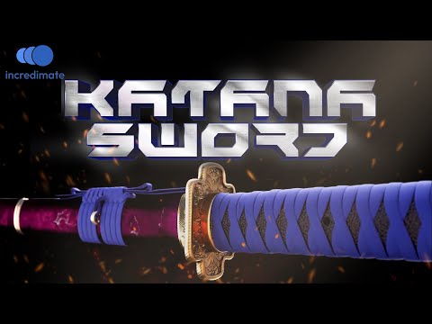 Katana Sword - 3D Animation Game Assets - Incredimate
