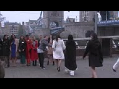 Miss World contestants arrive in London ahead of the December final