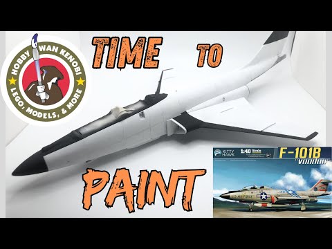 F-101B Voodoo Model Build and Review - Kitty Hawk 1/48 - Ejection Seat, Airbrushing - 4K