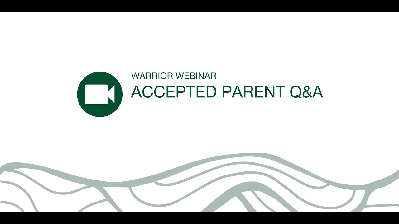Warrior Webinar - Parent Q&A