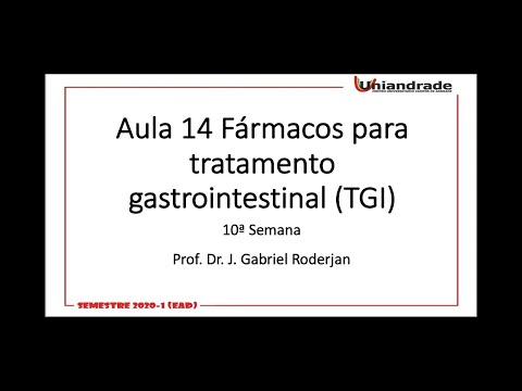 Aula 14 Farmacologia do TGI e Atividades físicas