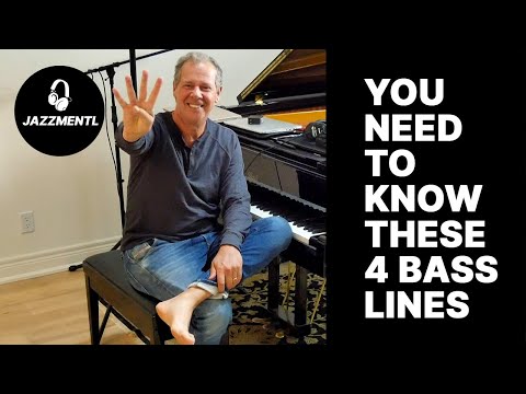 4 Bass Lines Every Jazz Piano Player Should Know