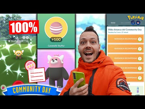 TROVERÒ STUFFUL SHINY 100% IV?! Pokémon GO Community Day