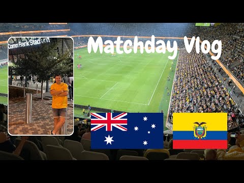 Socceroos return home with win over Ecuador! | MATCHDAY VLOG