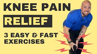 Stop 🛑 KNEE PAIN - Best 3 Exercises for Knee Pain Fast Relief you can do at Home | Dr. Matthew Posa