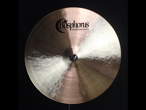 Bosphorus 22" Traditional Thin Ride - 2258g (video demo) image 2