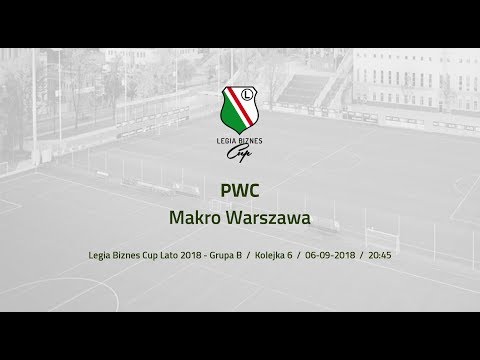 Skrót meczu 6 kolejki. PwC - Makro Warszawa (Legia Biznes Cup Lato 2018)