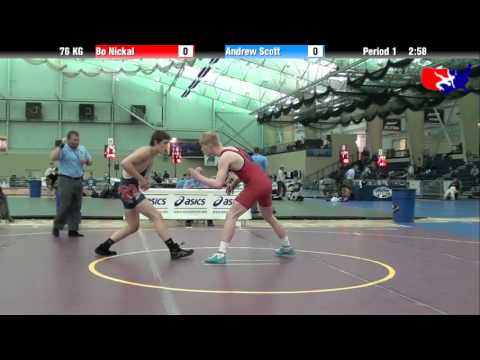 Bo Nickal vs. Andrew Scott at 2013 ASICS FILA Cadet Nationals - GR
