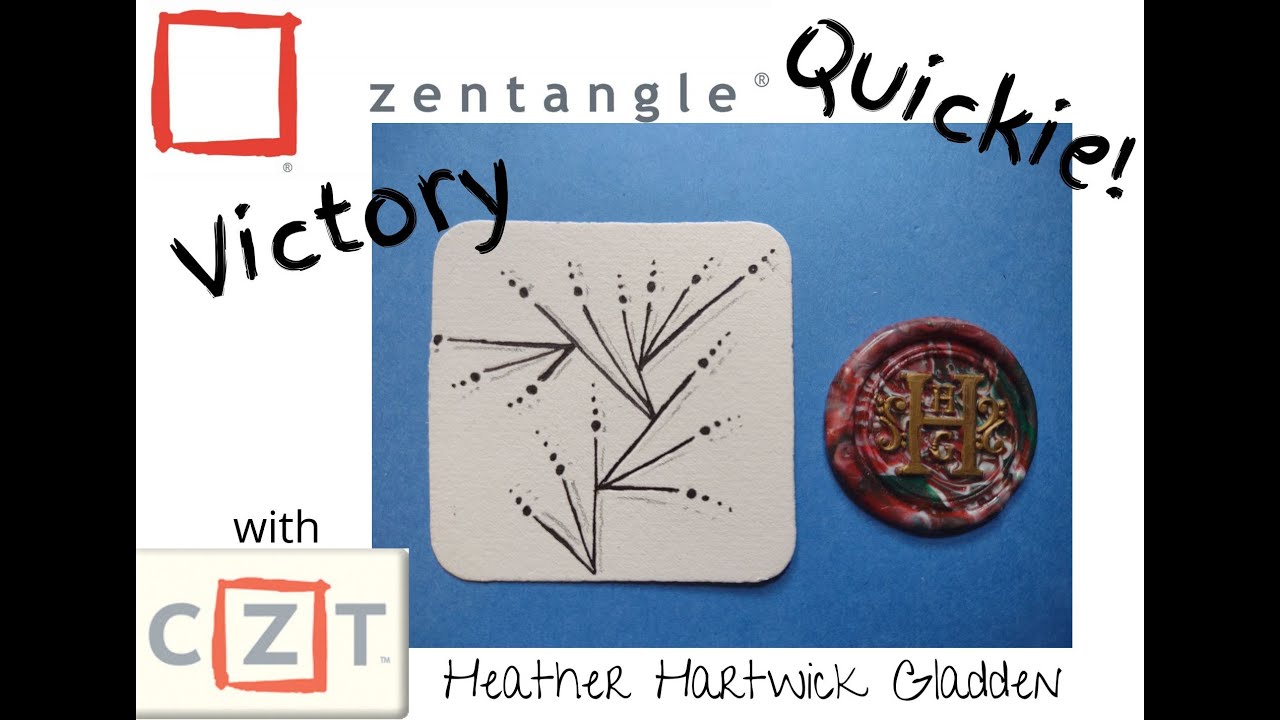 Victory | Zentangle® Quickie