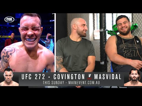"I hope Colby gets his head caved" - Tai Tuivasa & Alex Volkanovski - UFC 272