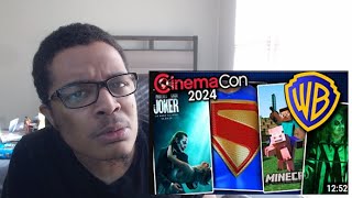 WB CinemaCon - Joker 2 Trailer, Superman, Minecraft Movie REACTION!