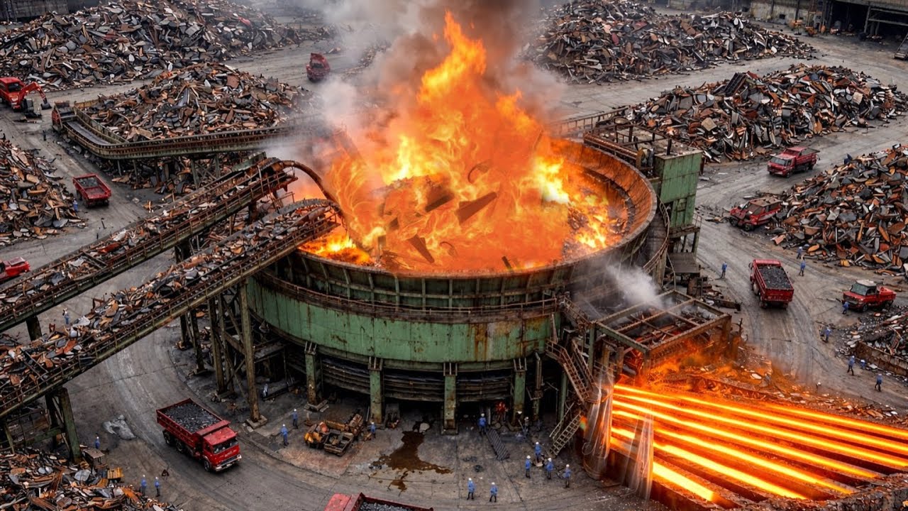 TOP 8 Amazing Manufacturing Process of Industrial Giant Iron Rod | Full Factory Production 