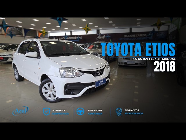 Vídeo TOYOTA ETIOS 1.5 XS 16V FLEX 4P MANUAL