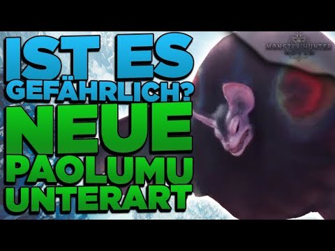 Die neue Nachtschatten Paolumu Unterart im Detail - Monster Hunter World Iceborne News Deutsch