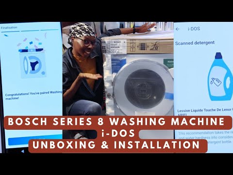 Bosch serie 8 washing machine | i-DOS Bosch | Washing machine installation | Review Bosch WGB256A9NL