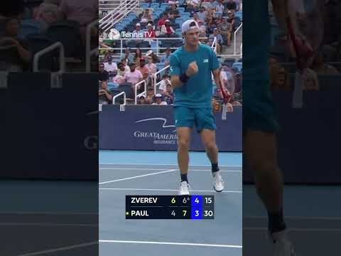 Four Games In A Row To Take Out Zverev 😮‍💨