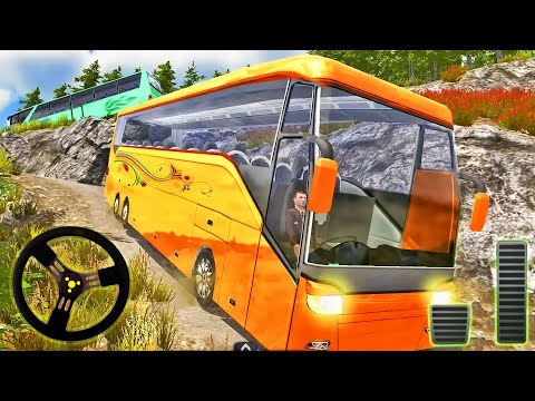 Coach Bus Driving Simulator 3D - Uphill Offroad Bus Driver | Android Gameplay