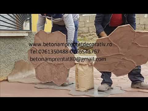 Beton Amprentat Trestienii de Sus -Prahova Tel.0761350488 -0766543767