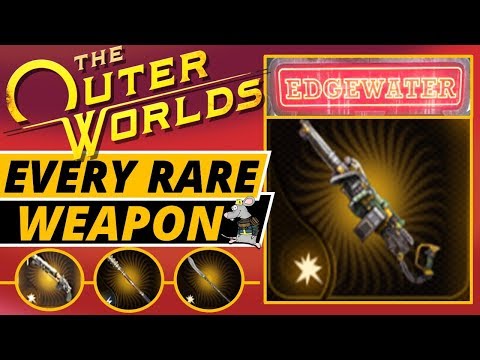 Every OUTER WORLDS Unique Rare Weapons Locations In Emerald Vale - Peacekeeper - Ol Reliable - Fiver
